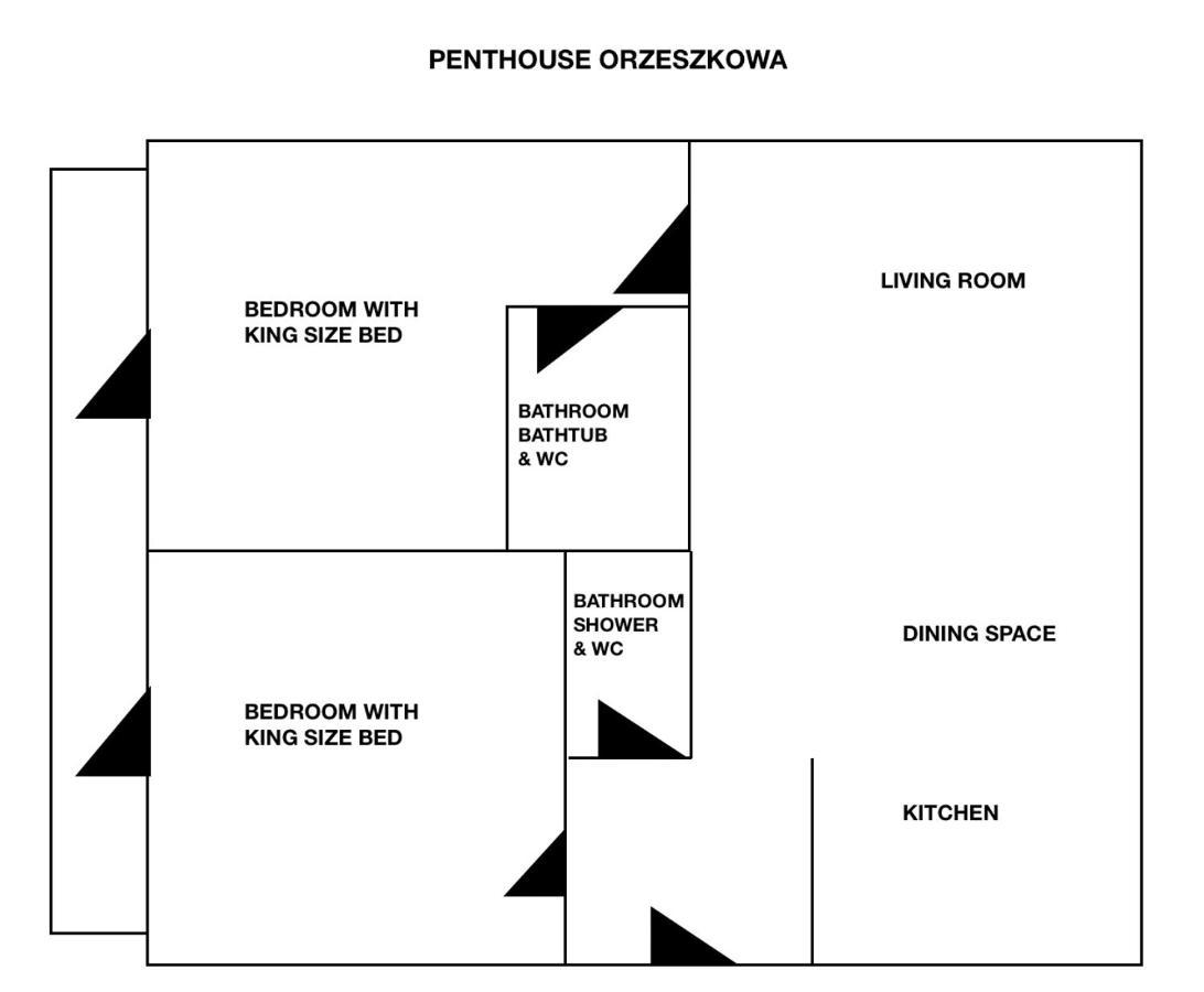 Penthouse Orzeszkowa - Loftaffair Daire Krakow Dış mekan fotoğraf